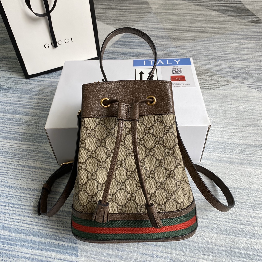 Gucci Ophidia Small GG Bucket Bag Shoulder Bag 550621